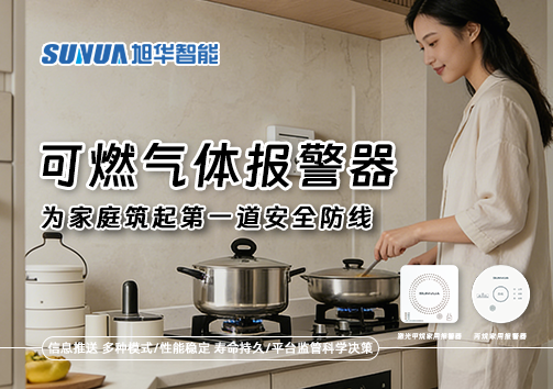 可燃气体报警器，为家庭筑起第一道安全防线！
